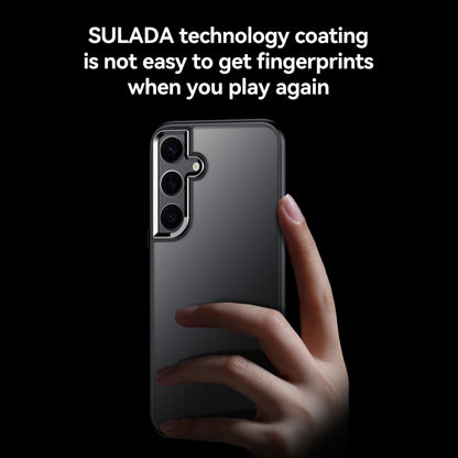 For Samsung Galaxy S24 Ultra 5G SULADA Skin Feel Matte Shockproof Phone Case(Black) by SULADA