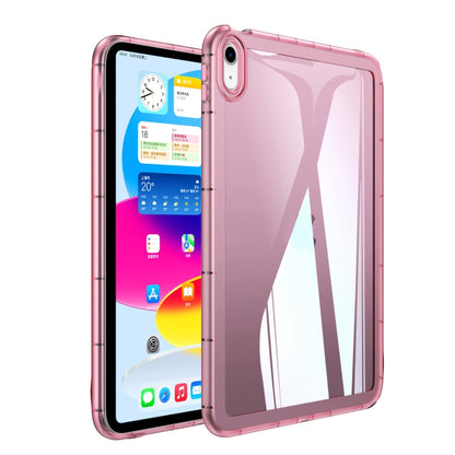 For iPad 2025 / 2022 Clear TPU Tablet Case(Pink) by bashfashion