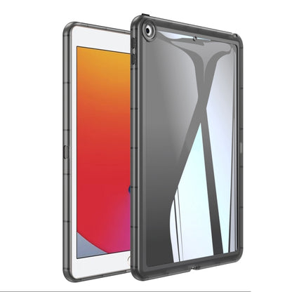For iPad Air / Air 2 / 9.7 2018 Clear TPU Tablet Case(Black) by bashfashion