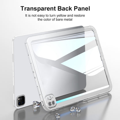 For iPad Air / Air 2 / 9.7 2018 Clear TPU Tablet Case(Black) by bashfashion