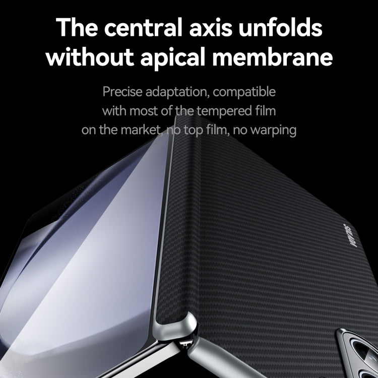 For Samsung Galaxy Z Fold4 SULADA 600D Kevlar Texture PC Shockproof Phone Case(Purple) by SULADA