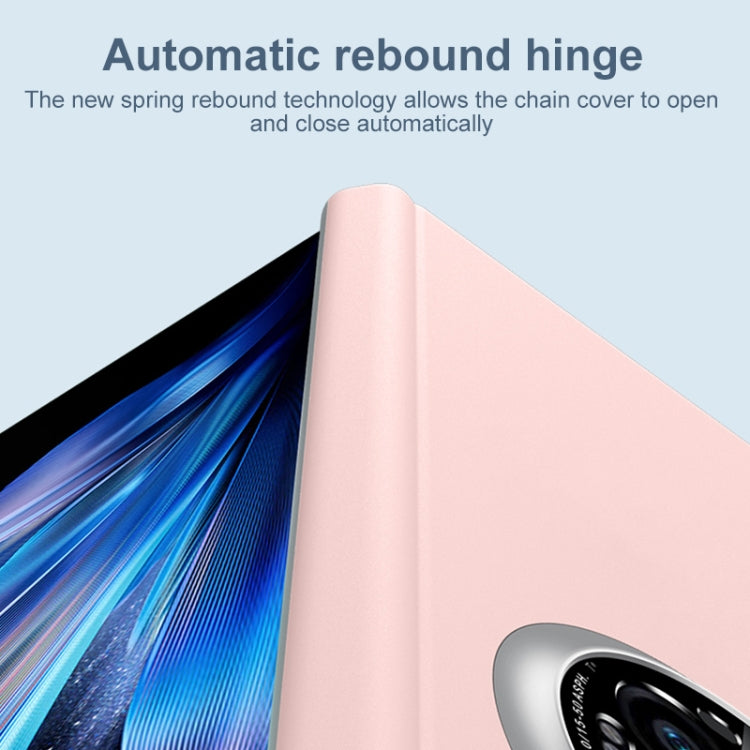 For vivo X Fold3 SULADA Skin Feel Liquid Leather Shockproof Phone Case(Black) by SULADA