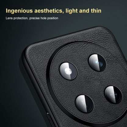 For Honor 200 Pro SULADA Shockproof TPU Hybrid Handmade Leather Phone Case(Black) by SULADA