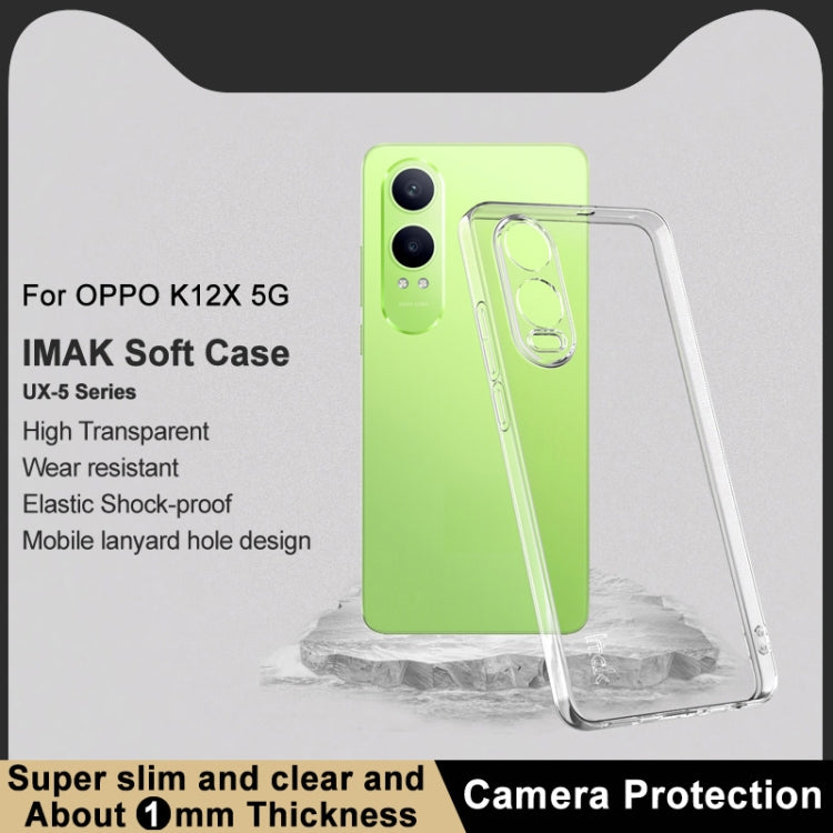 For OnePlus Nord CE4 Lite IMAK UX-5 Series Transparent Shockproof TPU Protective Case by imak