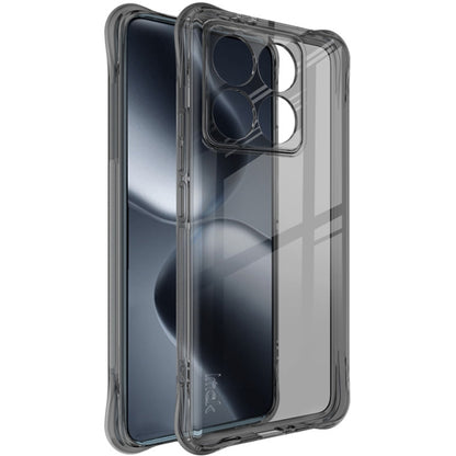 For Xiaomi 14T imak Shockproof Airbag TPU Phone Case(Transparent Black) by imak