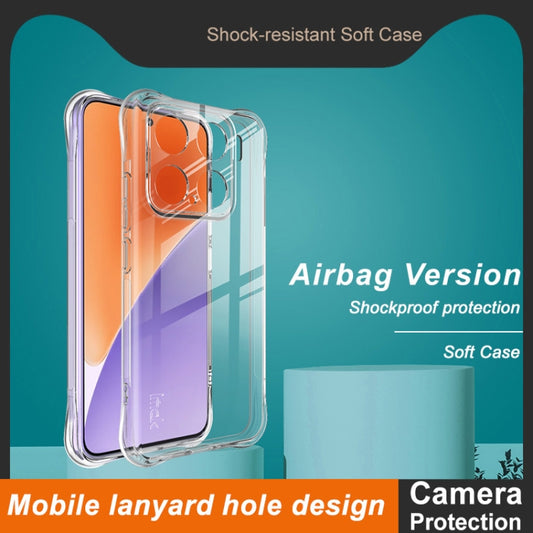 For Xiaomi 15 imak Shockproof Airbag TPU Phone Case(Transparent) by imak