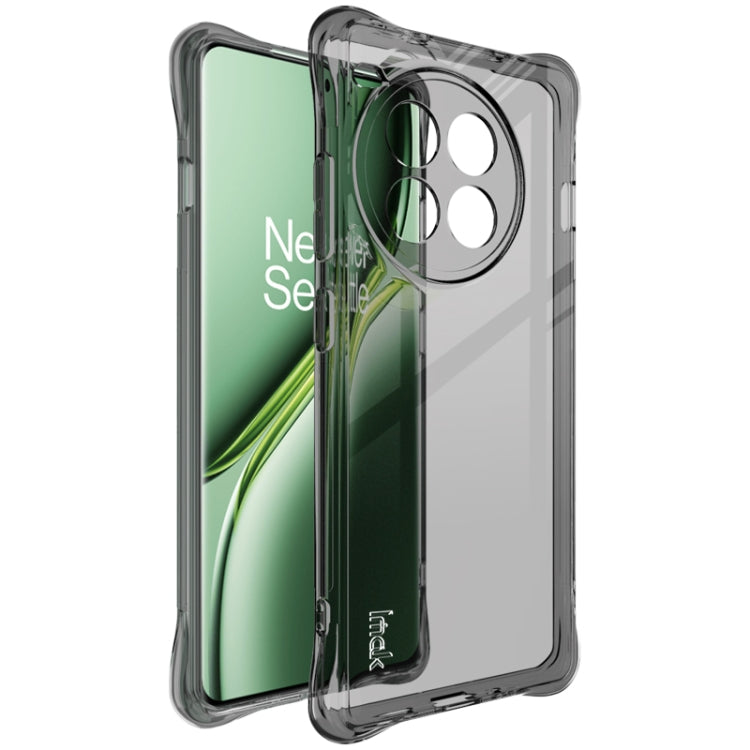 For OnePlus Ace 3 Pro 5G imak Shockproof Airbag TPU Phone Case(Transparent Black) by imak