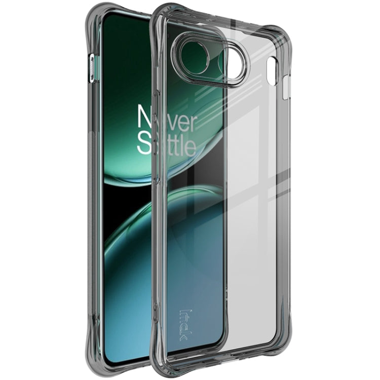 For OnePlus Nord 4 imak Shockproof Airbag TPU Phone Case(Transparent Black) by imak