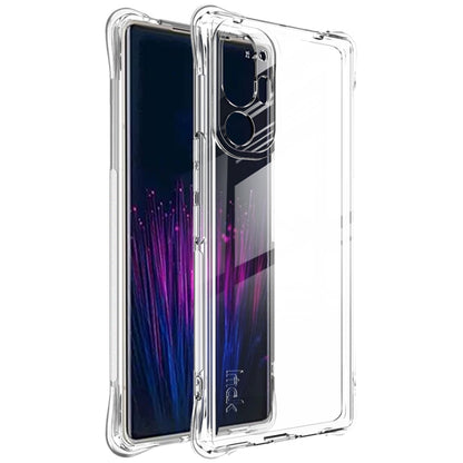 For HTC U24 Pro imak Shockproof Airbag TPU Phone Case(Transparent) by imak