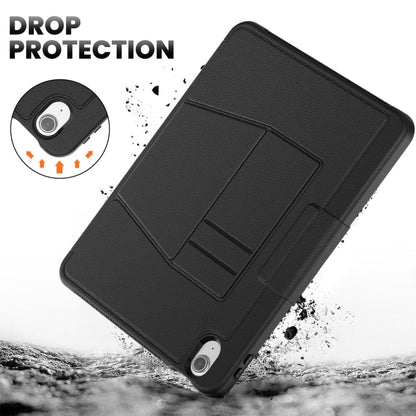 For iPad Air 11 2025 / 2024 Smart B Magnetic Holder Leather Tablet Case(Black) by bashfashion