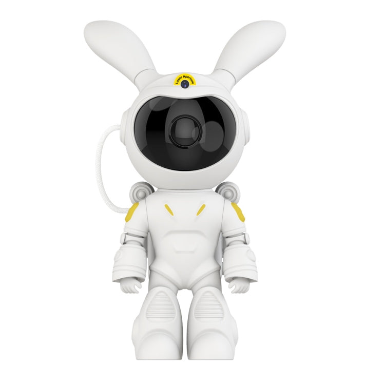 G001 Space Rabbit Starry Sky Projection Lamp Bedroom Laser Atmosphere Light(White) by bashfashion