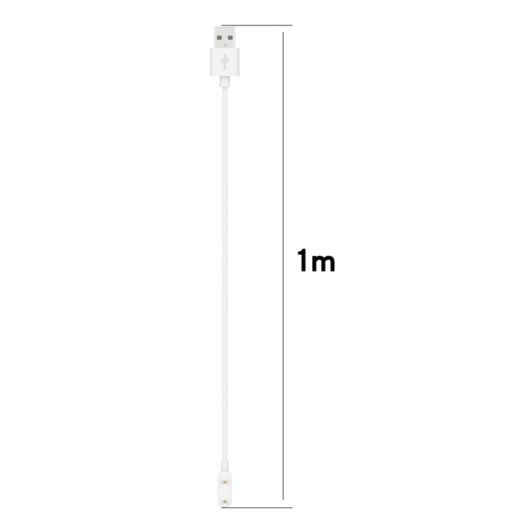 For Huawei Band 10 / 9 / Honor ROSSINI 2i USB-A Port Smart Watch Charging Cable(White) by bashfashion