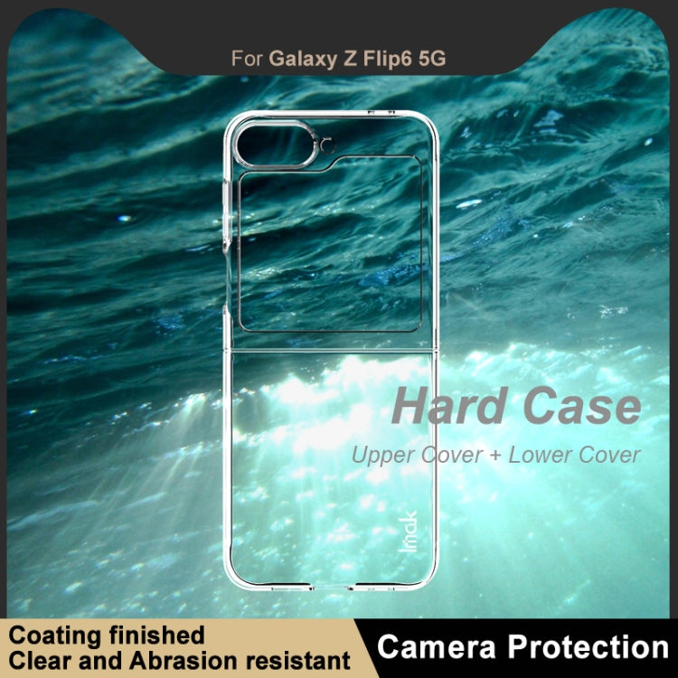 For Samsung Galaxy Z Flip6 / Flip7 FE imak Wing II Pro Series Wear-resisting Crystal Phone Case(Transparent) by imak