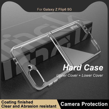 For Samsung Galaxy Z Flip6 / Flip7 FE imak Wing II Pro Series Wear-resisting Crystal Phone Case(Transparent) by imak