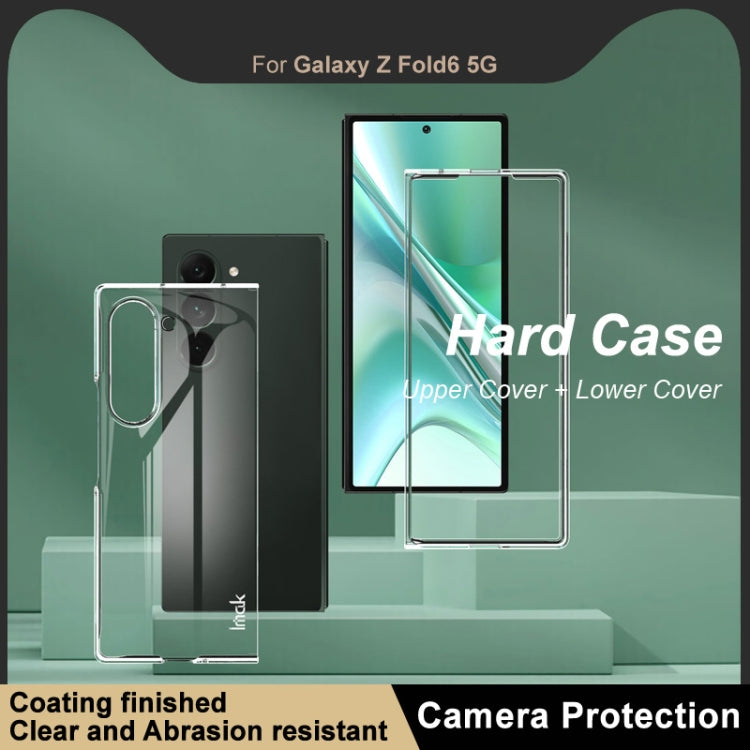 For Samsung Galaxy Z Fold6 imak Wing II Pro Series Wear-resisting Crystal Phone Case(Transparent) by imak