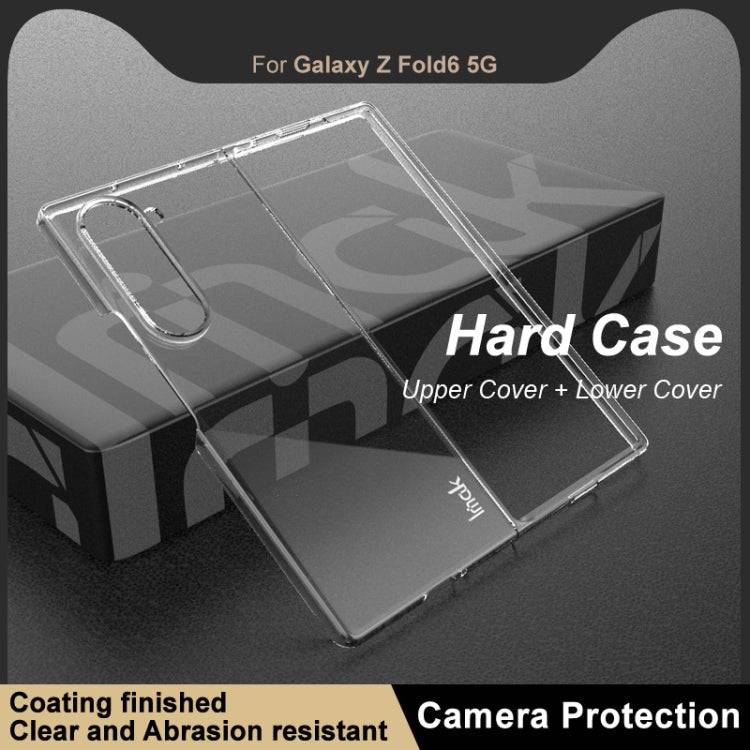 For Samsung Galaxy Z Fold6 imak Wing II Pro Series Wear-resisting Crystal Phone Case(Transparent) by imak