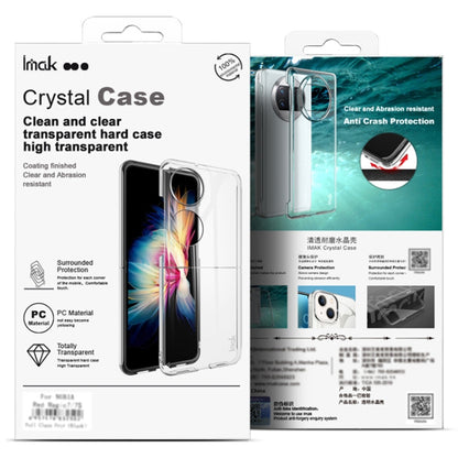 For Samsung Galaxy Z Flip6 / Flip7 FE imak Wing II Pro Series Wear-resisting Crystal Phone Case(Transparent) by imak