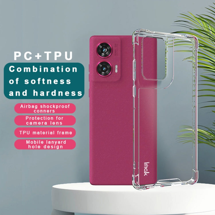 For Motorola Edge 50 Fusion IMAK Space Shield PC + TPU Airbag Shockproof Phone Case(Transparent) by imak