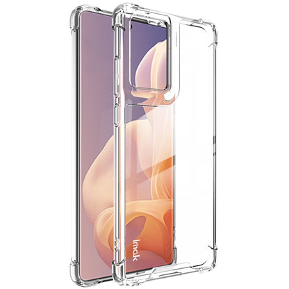 For Motorola Moto G85 5G IMAK Space Shield PC + TPU Airbag Shockproof Phone Case(Transparent) by imak