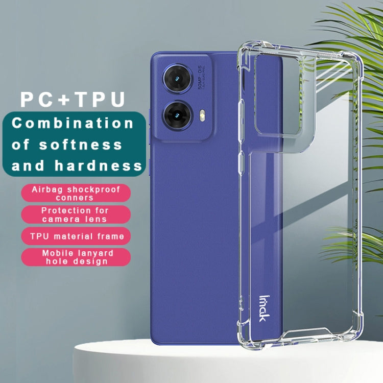For Motorola Moto G85 5G IMAK Space Shield PC + TPU Airbag Shockproof Phone Case(Transparent) by imak