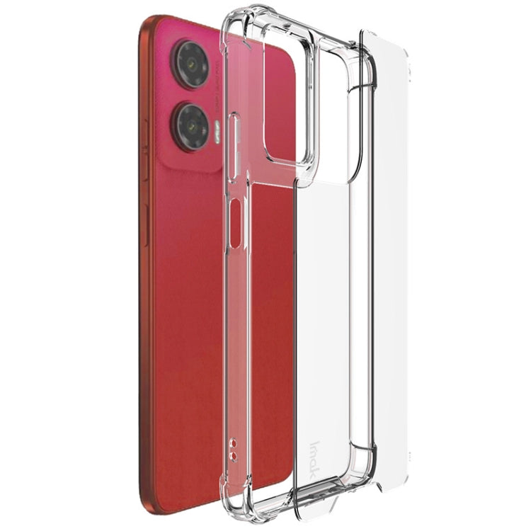 For Motorola Moto G35 5G IMAK Space Shield PC + TPU Airbag Shockproof Phone Case(Transparent) by imak