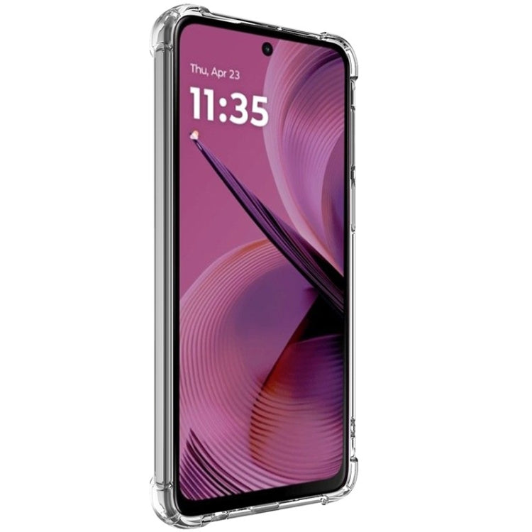 For Motorola Moto G55 5G IMAK Space Shield PC + TPU Airbag Shockproof Phone Case(Transparent) by imak