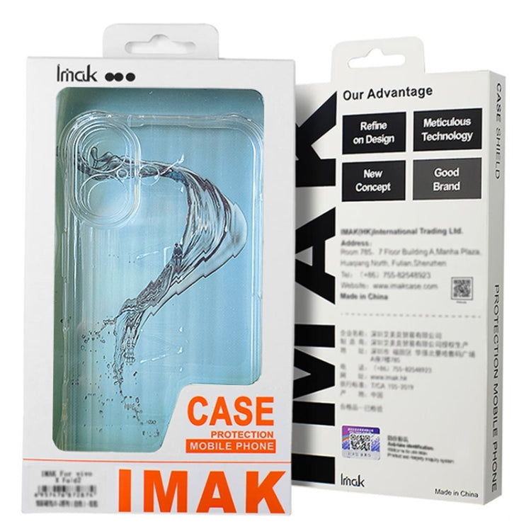 For Motorola Edge 50 Ultra IMAK Space Shield PC + TPU Airbag Shockproof Phone Case(Transparent) by imak