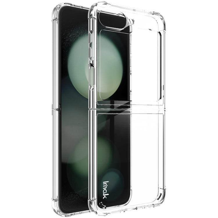 For Samsung Galaxy Z Flip6 / Flip7 FE IMAK Space Shield PC + TPU Airbag Shockproof Phone Case(Transparent) by imak