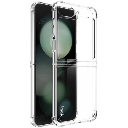 For Samsung Galaxy Z Flip6 / Flip7 FE IMAK Space Shield PC + TPU Airbag Shockproof Phone Case(Transparent) by imak