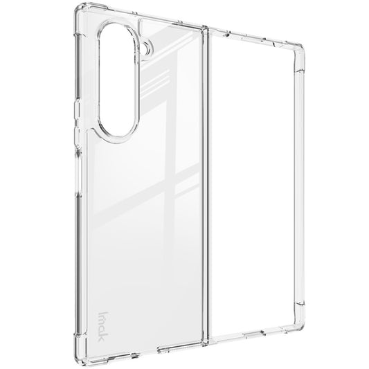 For Samsung Galaxy Z Fold6 IMAK Space Shield PC + TPU Airbag Shockproof Phone Case(Transparent) by imak