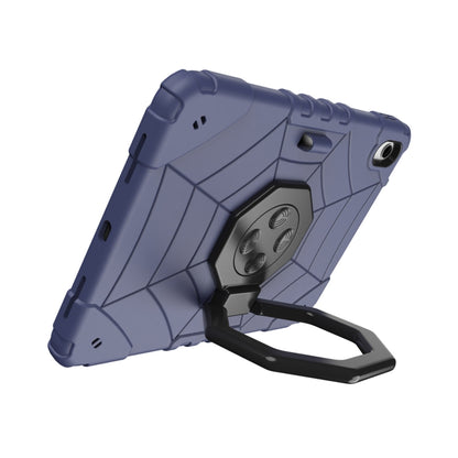 For iPad 2025 / 2022 Spider Turntable Handle Stress Relief Tablet Case(Navy Blue Black) by bashfashion