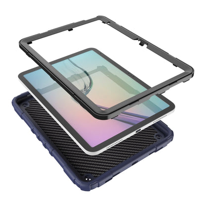 For iPad 2025 / 2022 Spider Turntable Handle Stress Relief Tablet Case(Navy Blue Black) by bashfashion