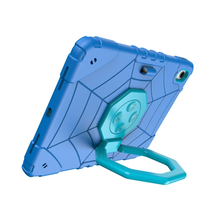 For iPad Air 2022 / 2020 10.9 Spider Turntable Handle Stress Relief Tablet Case(Blue) by bashfashion