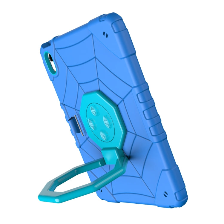For iPad Air 2022 / 2020 10.9 Spider Turntable Handle Stress Relief Tablet Case(Blue) by bashfashion