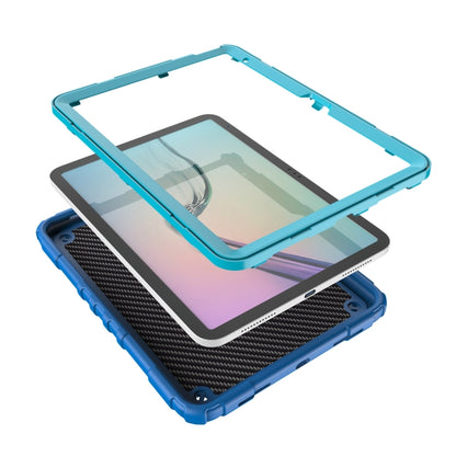 For iPad Air 2022 / 2020 10.9 Spider Turntable Handle Stress Relief Tablet Case(Blue) by bashfashion