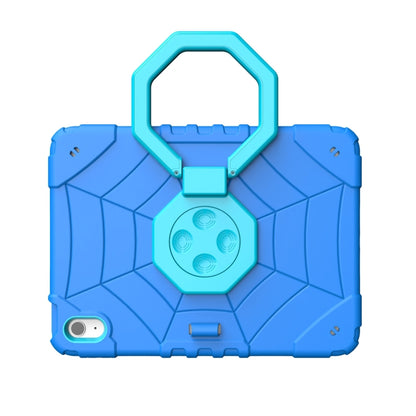 For iPad Air 2022 / 2020 10.9 Spider Turntable Handle Stress Relief Tablet Case(Blue) by bashfashion