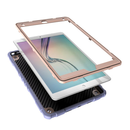 For iPad 10.2 2021 / 2020 / 2019 Spider Turntable Handle Stress Relief Tablet Case(Purple Gold) by bashfashion