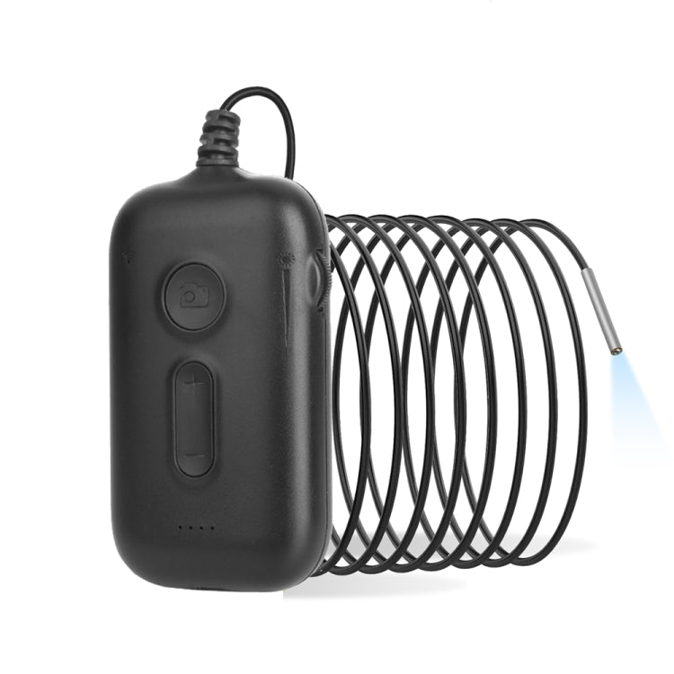 Y15 3.9mm Single Camera WiFi Connected Hard Cable HD Industrial Endoscope, Length:3.5m(Black) by bashfashion