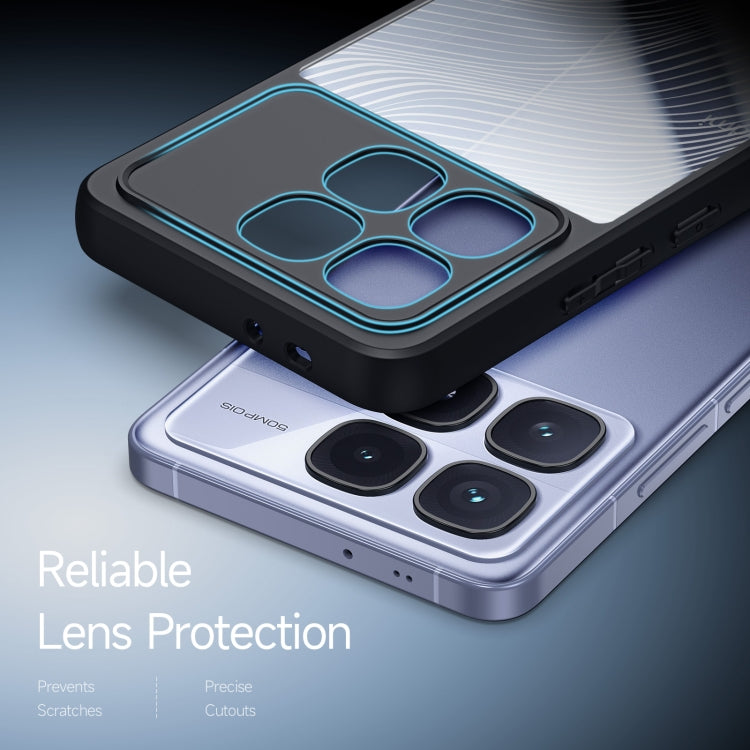 For Redmi K70 Ultra DUX DUCIS Aimo Series TPU + PC Frosted Feel Phone Case(Black) by DUX DUCIS