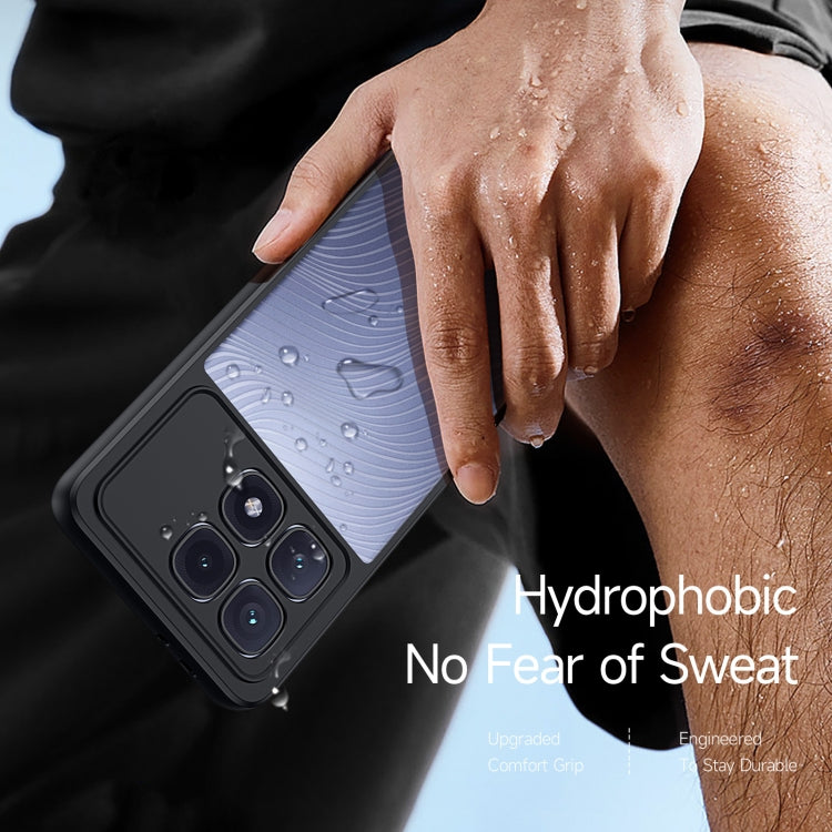 For Redmi K70 Ultra DUX DUCIS Aimo Series TPU + PC Frosted Feel Phone Case(Black) by DUX DUCIS