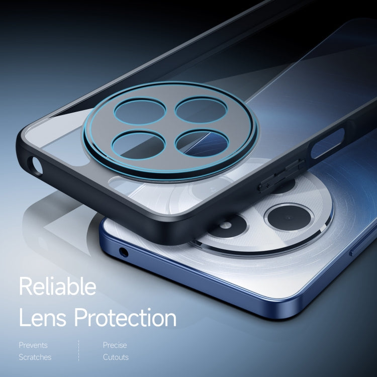 For Redmi 14C 4G DUX DUCIS Aimo Series TPU + PC Frosted Feel Phone Case(Black) by DUX DUCIS