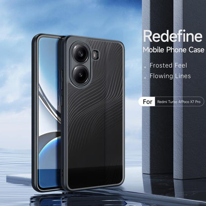 For Redmi Turbo 4 DUX DUCIS Aimo Series TPU + PC Frosted Feel Phone Case(Black) by DUX DUCIS