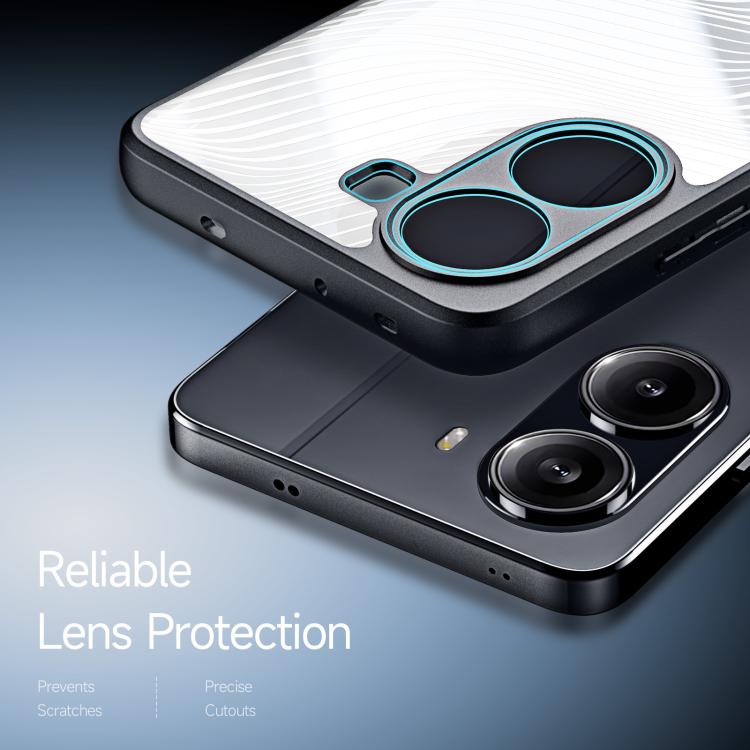 For Xiaomi Poco X7 Pro DUX DUCIS Aimo Series TPU + PC Frosted Feel Phone Case(Black) by DUX DUCIS