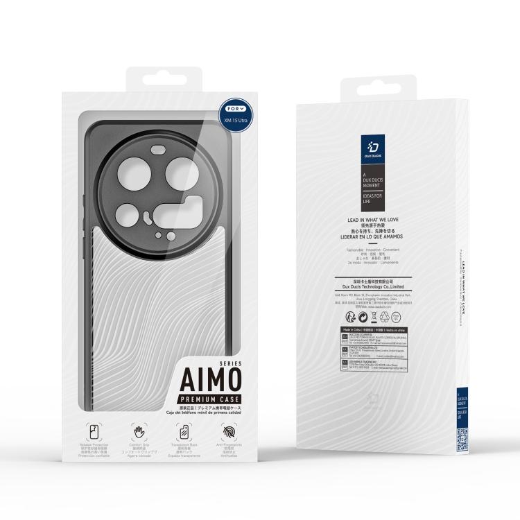 For Xiaomi 15 Ultra DUX DUCIS Aimo Series TPU + PC Frosted Feel Phone Case(Black) by DUX DUCIS