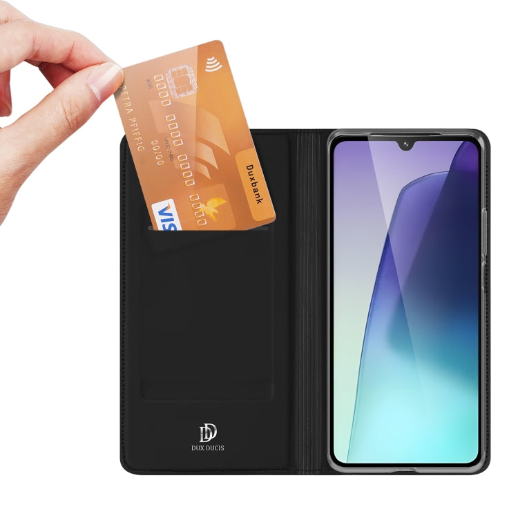 For Redmi 14C 4G DUX DUCIS Skin Pro Series Flip Leather Phone Case(Black) by DUX DUCIS