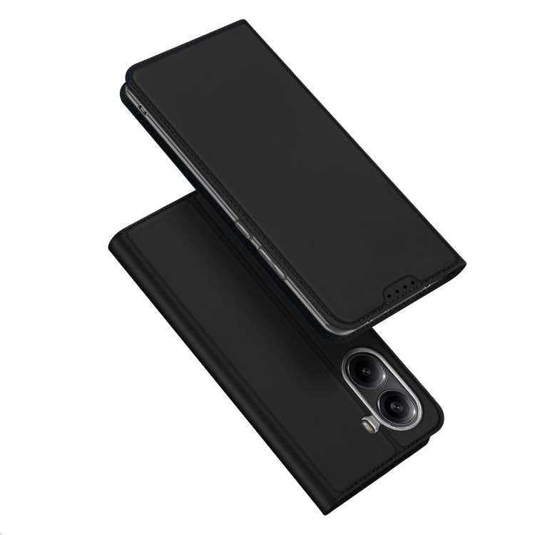 For Redmi Turbo 4 DUX DUCIS Skin Pro Series Flip Leather Phone Case(Black) by DUX DUCIS