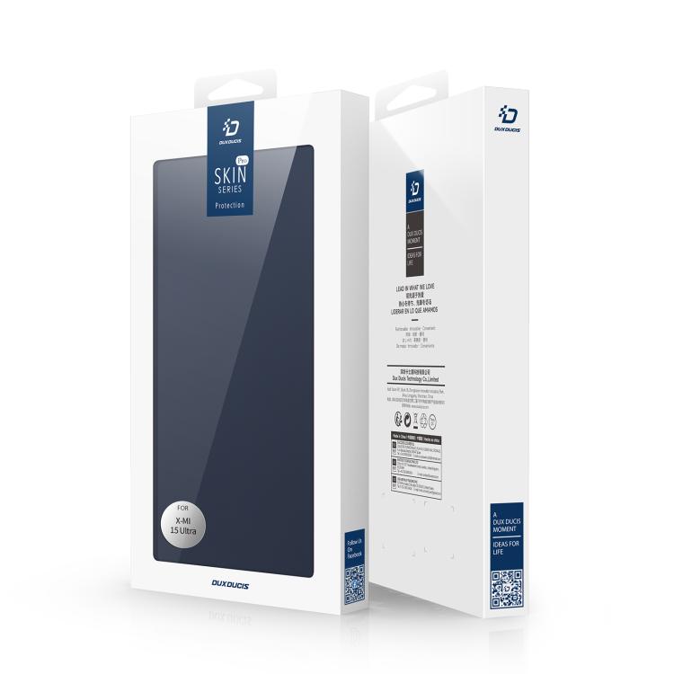 For Xiaomi 15 Ultra DUX DUCIS Skin Pro Series Flip Leather Phone Case(Blue) by DUX DUCIS