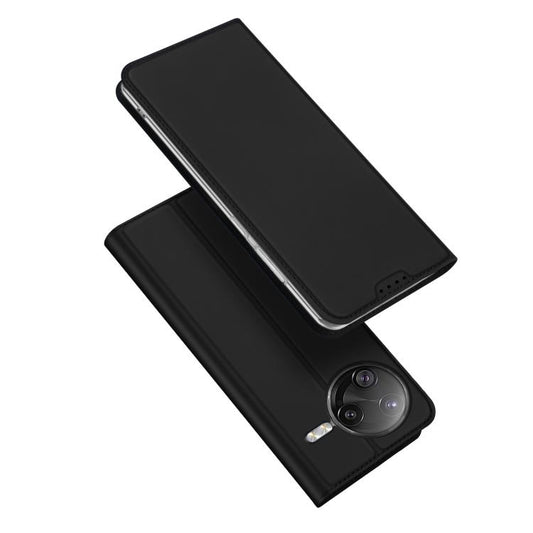 For Xiaomi Poco F7 Ultra / Redmi K80 Pro DUX DUCIS Skin Pro Series Flip Leather Phone Case(Black) by DUX DUCIS