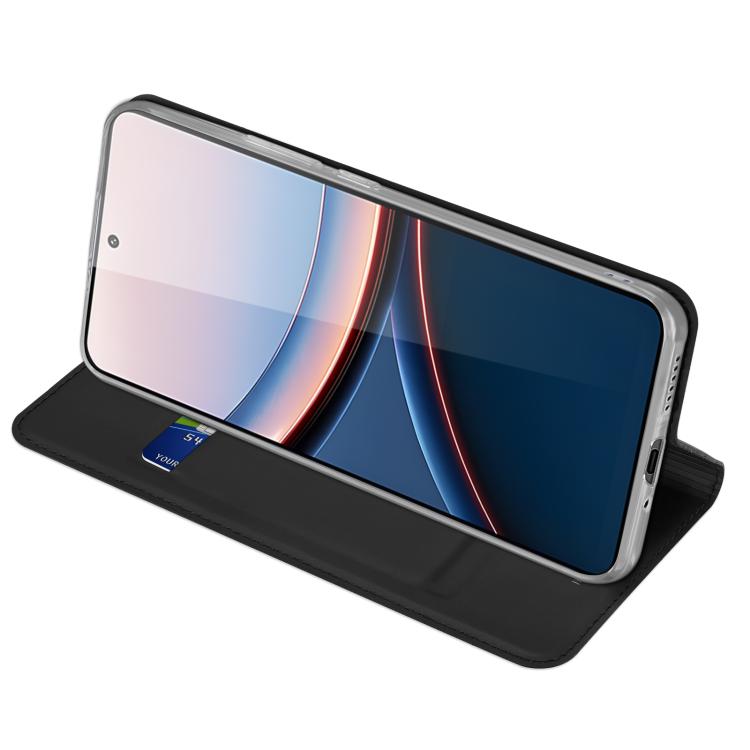 For Xiaomi Poco F7 Ultra / Redmi K80 Pro DUX DUCIS Skin Pro Series Flip Leather Phone Case(Black) by DUX DUCIS