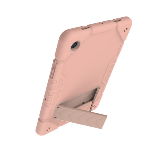 For Samsung Galaxy Tab A8 Armor Holder Silicone Hybrid PC Tablet Case(Rose Gold) by bashfashion